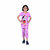 Kid Kupboard Pure Cotton Half-Sleeves T-Shirt and Lower For Girls (Pink, Pack of 1)
