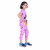 Kid Kupboard Pure Cotton Half-Sleeves T-Shirt and Lower For Girls (Pink, Pack of 1)