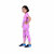 Kid Kupboard Pure Cotton Half-Sleeves T-Shirt and Lower For Girls (Pink, Pack of 1)