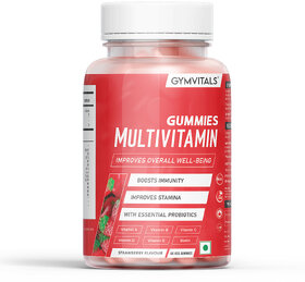 Gymvitals Multivitamin Gummies, Pack of 60