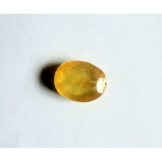                       Natural Certified Transparent Bangkok Pukhraj / Yellow Sapphire At Lowest Price                                              