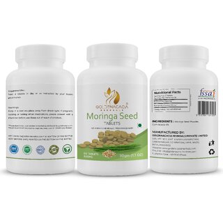                       Goldenacacia Herrbals Moringa Seed 500mg 60 Tablets                                              