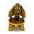 Arihant Craft Hindu God Lakshmi Ganesha Oil Lamp Statue Sculpture Hand Work Showpiece  12.5 cm (Brass, Gold)