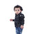 Kid Kupboard Cotton Full-Sleeves Solid Shirt For Baby Boys (Pack of 1, Dark Black)