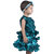 Kidzee Kingdom Pure Cotton Sleeveless Baby Girl's Frock (Pack of 1, Dark Green)