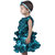 Kidzee Kingdom Pure Cotton Sleeveless Baby Girl's Frock (Pack of 1, Dark Green)