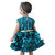 Kidzee Kingdom Pure Cotton Sleeveless Baby Girl's Frock (Pack of 1, Dark Green)