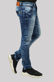 Mens Blue Regular Jeans