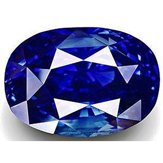                       5.25 - 5.50 Ratti Blue Sapphire ( Neelam/ Nilam Stone ) 100  Original Certified Natural Gemstone                                              