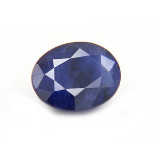                       5.10 Carat Natural Blue Sapphire (Neelam) Certified  Gemstones                                              