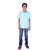 Kid Kupboard Pure Cotton Boy's Shirt | Pack of 1 | Half-Sleeves | Blue