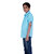 Kid Kupboard Pure Cotton Boy's Shirt | Pack of 1 | Half-Sleeves | Blue