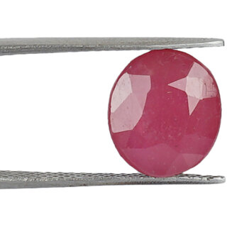                       Gemskart - Certified Natural 4.70 Carat Ruby (Manik) Gemstone For Men And Women                                              