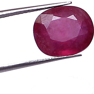                       Ceylonmine 6.25 Ratti Manik Gemstone Original  Natural Ruby Stone For Unisex                                              