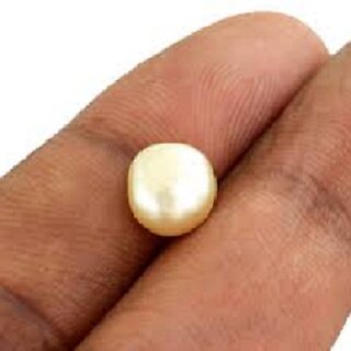                      Natural Moti stone 4.00 ratti lab certified  original stone pearl Jaipur Gemstone                                              