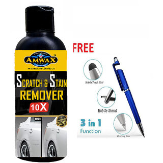 Amwax Scratch  Stain Remover 100 + Free 3 In 1 Multi-function Pen