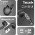 iAir Bluetooth Ozo Black TWS In-Ear Wireless Earbuds with Rich Bass and Mic, Passive noice Cancelation