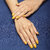 Lick - Press on Nails 24 Pcs Mustard Fake/False/Artificial Nails Extension Reusable Acrylic Nails LKA-89-2