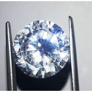                       10mm 6.40ct/ 7.03 Ratti Round America Diamond Zircon loose gemstone substitute of Diamond                                              