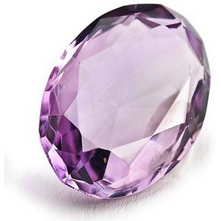                       CEYLONMINE original stone Amethyst 7.25 ratti unheated Purple Amethyst semi-precious gemstone for unisex                                              