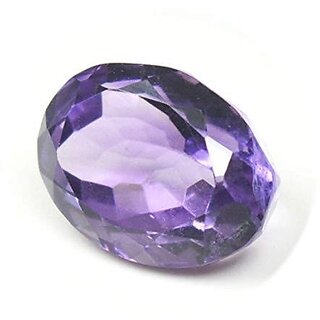 CEYLONMINE semi-precious gemstone Purple Amethyst natural  certified 8.25 ratti for women  men