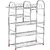 WINSTAR Stainless Steel 5 Shelf Wall Mount Kitchen Racks  Dish Rack  Kitchen Stand  Bartan Stand (31 x 24 inches)