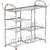 WINSTAR Stainless Steel 4 Shelf Wall Mount Kitchen Racks  Dish Rack  Bartan Stand ( 24x24 inches Lower Plate Design)