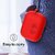 Soft Silicone Skin Case Cover for Airpods Pro (RED)