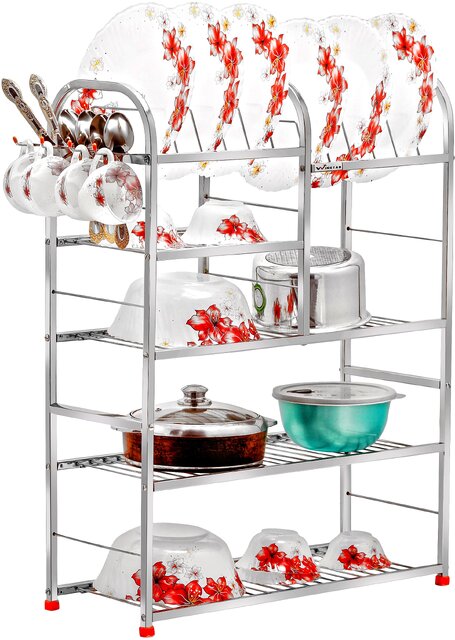 Stainless Steel 2 Layer Plate & Bowl Stand Kitchen Stand at Rs 299 in Delhi