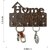Modern Home Design Wood Key Holder(5 Hooks, Brown)