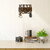 Modern Design Wood Key Holder(5 Hooks, Brown)