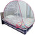 Mosquito Net Polyester Foldable for Single Bed White Color and Pink Patti