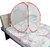 Foldable Baby Mosquito Net Strong,High Durability White Color and Red Border