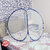 Foldable Baby Mosquito Net for 0 to 36 Months Year Old Baby White Color and Blue Border
