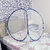 Foldable Baby Mosquito Net for 0 to 36 Months Year Old Baby White Color and Blue Border