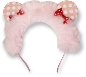 Hair Band for Girls Kids & Women Fashion Kitty Style Pig Golden Dress 2 Bow 6