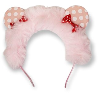 Hair Band for Girls Kids & Women Fashion Kitty Style Pig Golden Dress 2 Bow 6