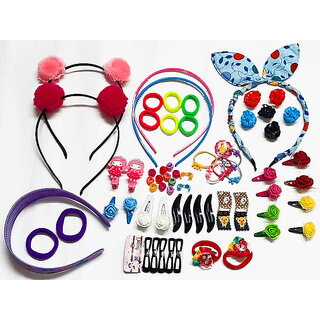 Hair Accessories Combo for Girls Kids & Women Barrete Woman Ons Tiny Rack Pull