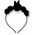 Hair Band for Girls Kids & Women Stones Claw Flower Holder 50 Dark Brown Pillow
