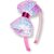 Hair Band for Girls Kids & Women Shell Materials Crystal Lizard Medium Bob