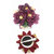 Flower Hair Clips for Girls Kids & Women Elegant Tick Tacks Chain Earrings