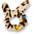 Fur Rubber Bands for Girls Kids & Women Accessory 0-3 Claws Banana Rose Imported