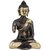 V-Trust Brass Buddha 02 for Home Living Room Table Decor Showpiece