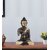 V-Trust Brass Buddha 02 for Home Living Room Table Decor Showpiece