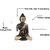 V-Trust Brass Buddha 02 for Home Living Room Table Decor Showpiece
