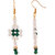 Classique Gold Plated Pearl Floral Necklace with Earring Jewellery Set for Women & Girls