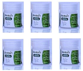 Movitronix Phothong Green Herb Pain Balm 50g Thailand Product Pack of 1 (Novolife Cotton Balm 8ml Pack of 6)
