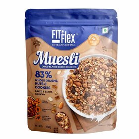 Fit  Flex Muesli Choco Almond Cookie Delights - 450g
