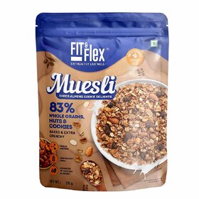 Fit  Flex Muesli Choco Almond Cookie Delights - 210g