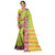 SVB Sarees Yellow Colour Cotton Embellished Saree